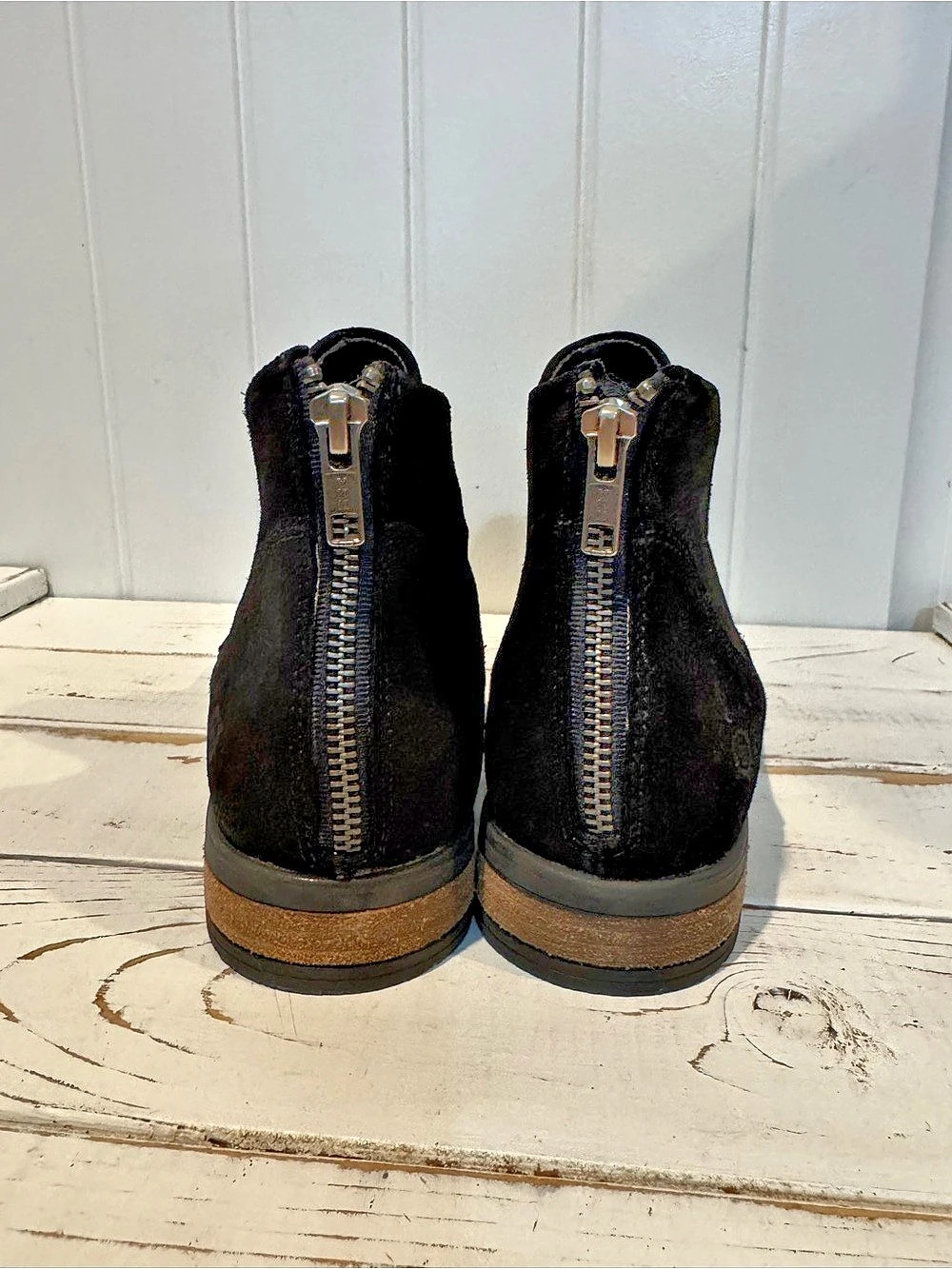 Born Black Leather Ankle Boots US 7 - Picture 2 of 8
